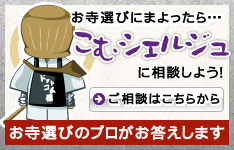 お寺選びで迷ったら、こむシェルジュにお任せ